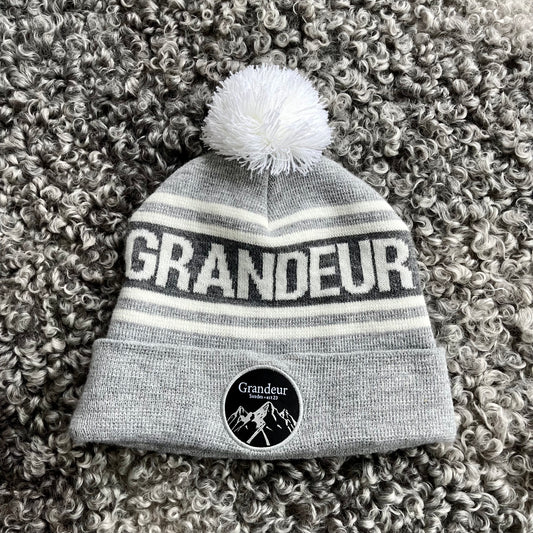 23.2 Pom Beanie - Light Grey